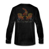 Bonfire Long Sleeve Tee - charcoal gray