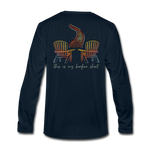 Bonfire Long Sleeve Tee - deep navy