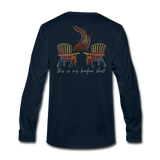 Bonfire Long Sleeve Tee - deep navy