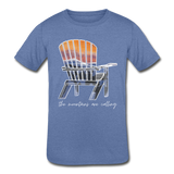Kids' "Mountains Are Calling" Short Sleeve Tee - heather Blue