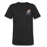 "Mountains Are Calling" Short Sleeve Shirt - heather black