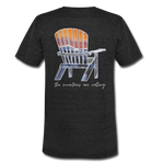 "Mountains Are Calling" Short Sleeve Shirt - heather black
