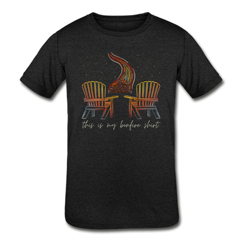 Kids' Bonfire Short Sleeve Tee - heather black