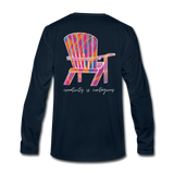 "Creativity Is Contagious" Long Sleeve Tee - deep navy